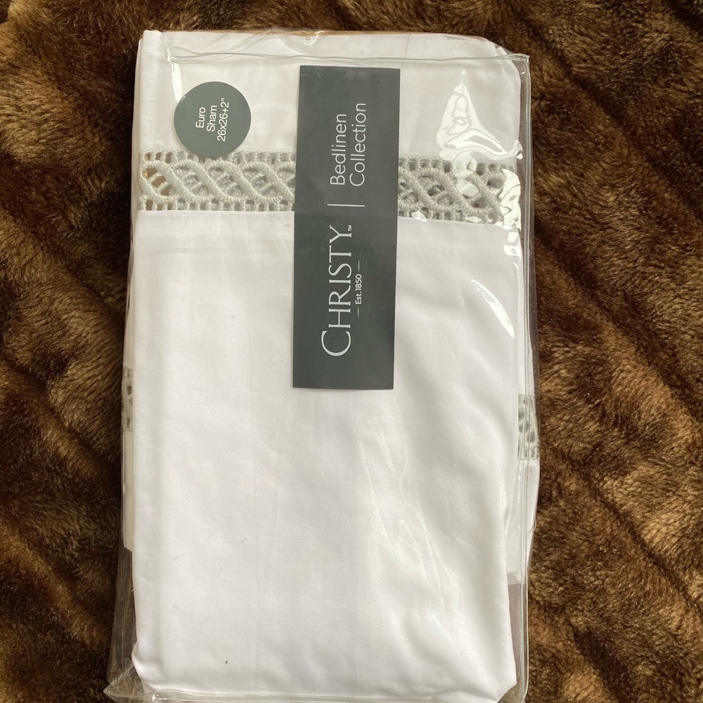 CHRISTY‎ 26”x26” EURO Pillow Sham One